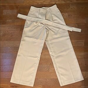 Ann Taylor wide-leg Dress Pant with tie belt